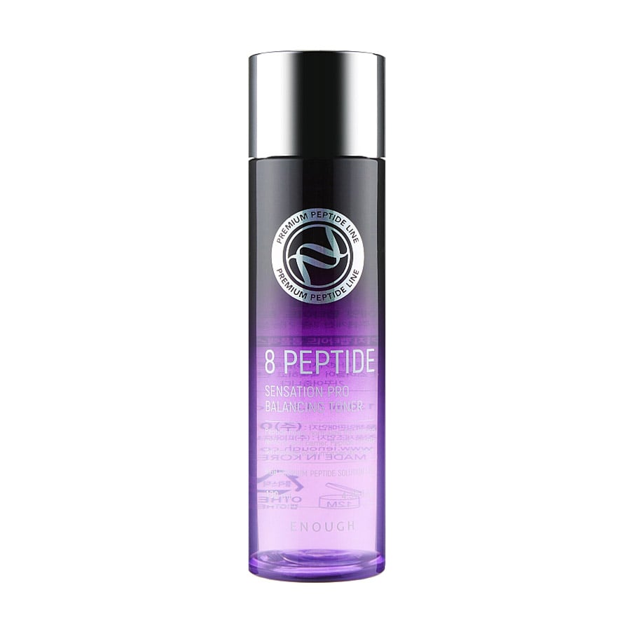 Антивіковий пептидний тонер для обличчя Enough 8 Peptide Sensation Pro Balancing Toner, 130 мл