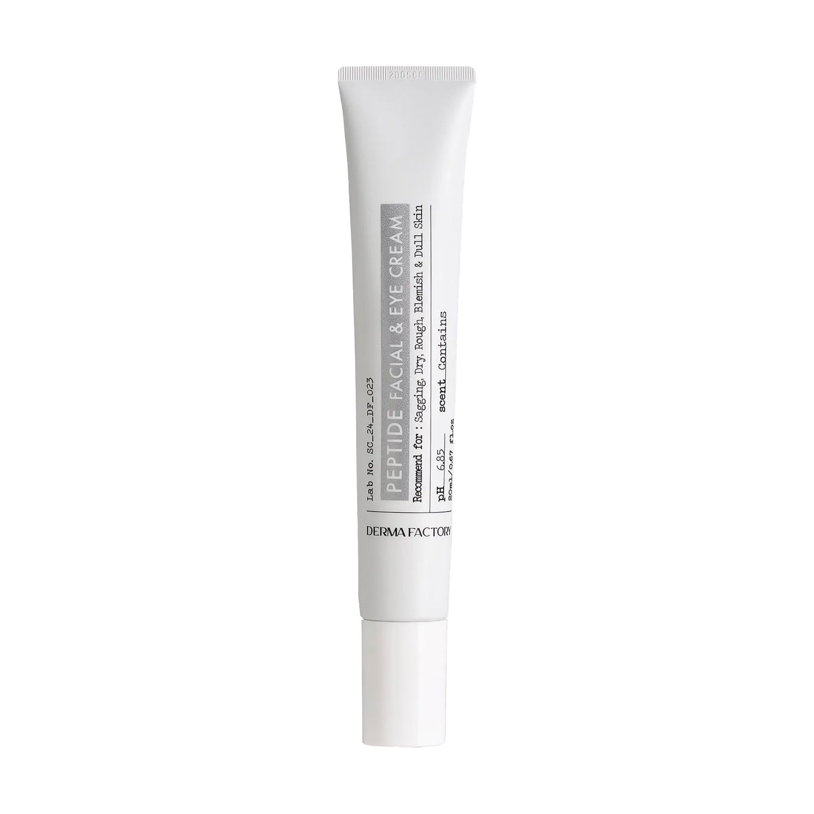 Пептидний крем для обличчя та шкіри навколо очей Derma Factory Peptide Facial &amp; Eye Cream, 20 мл